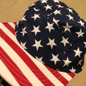 American Flag 5 panel hat USA